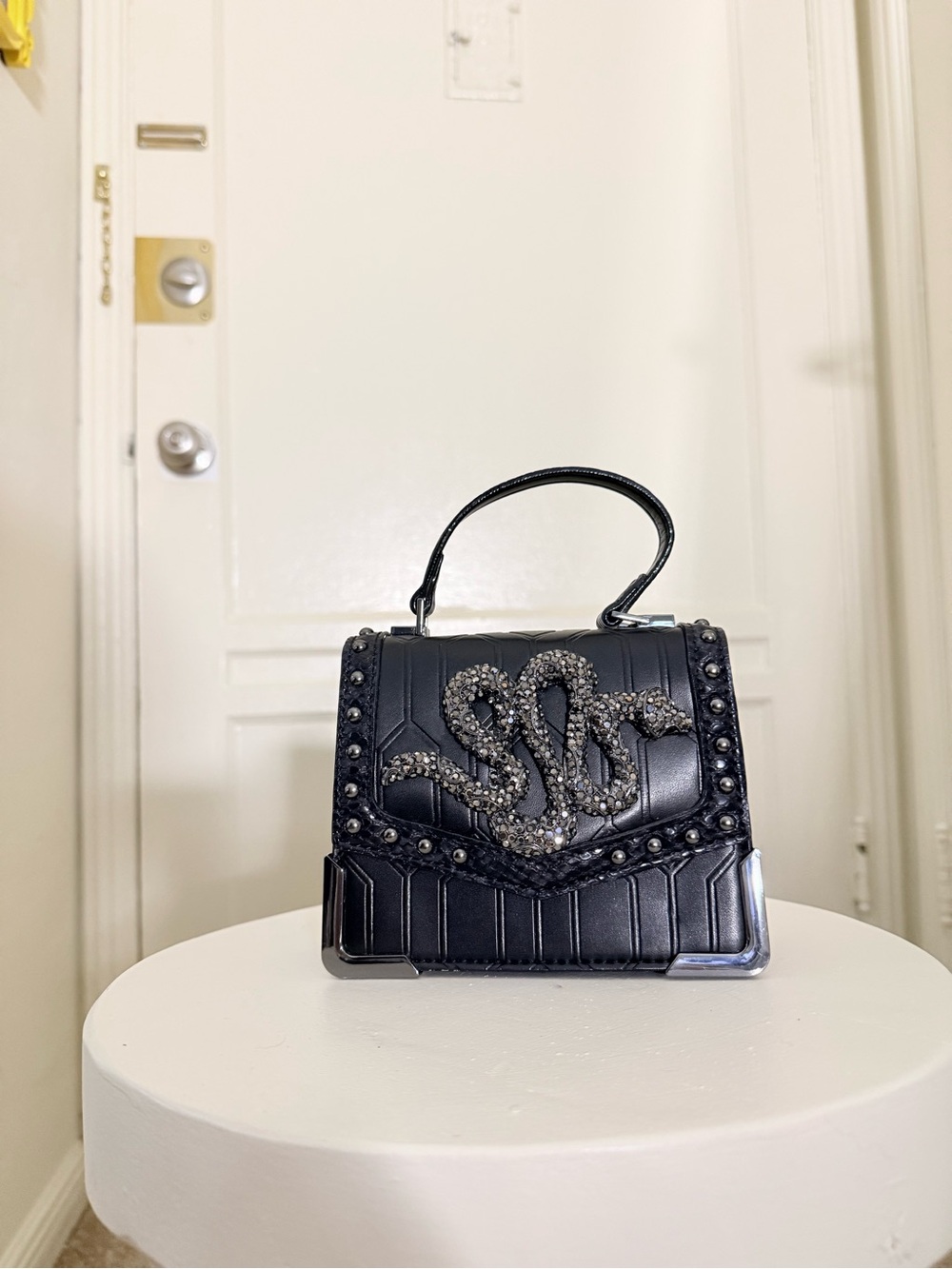 ALDO Glaeswen Snake Embellished Handbag - Picture 3 of 6